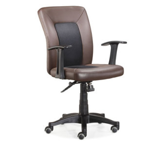 Wholesale middle back PU task chair with nylon aluminum and base(YF-3802-3)