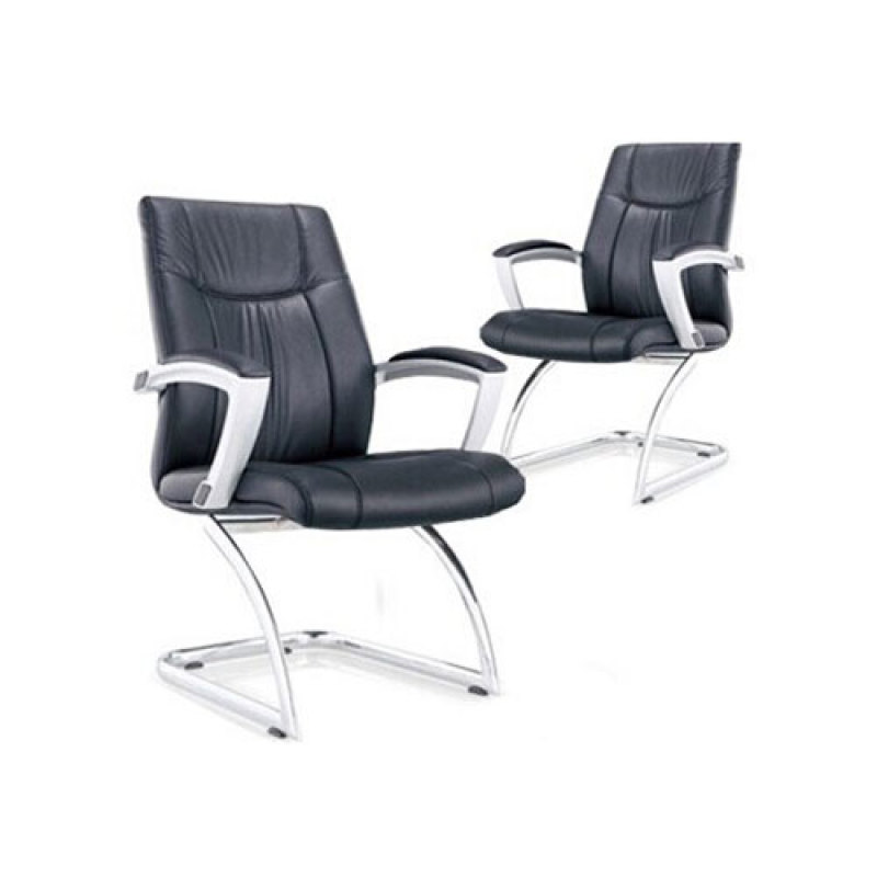 Wholesale PU&Leather Office Conference Chair With Chrome Metal Frame(YF-6125)