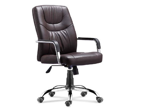 Wholesale Office task chair with PU wheel, chrome base, chrome armrest(YF-8516)