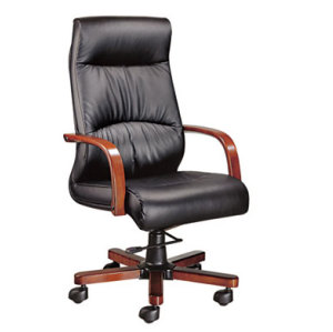 Wholesale PU executive chair with central-positioned mechanism(YF-9282)