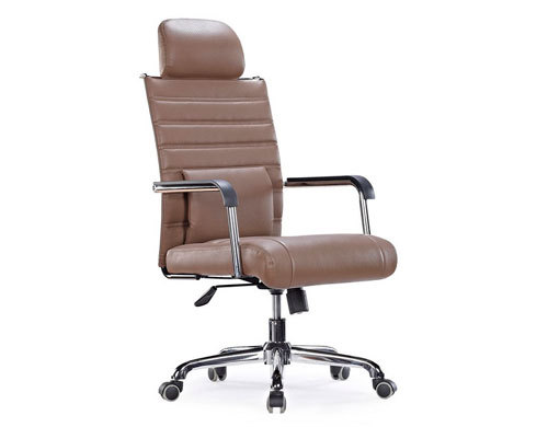 Wholesale leather swivel office chair with lumbar support(YF-9310)