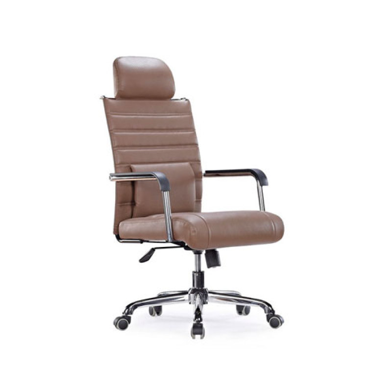 Wholesale leather swivel office chair with lumbar support(YF-9310)