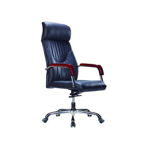 Wholesale leather swivel office chair with aluminum alloy frame(YF-9319)