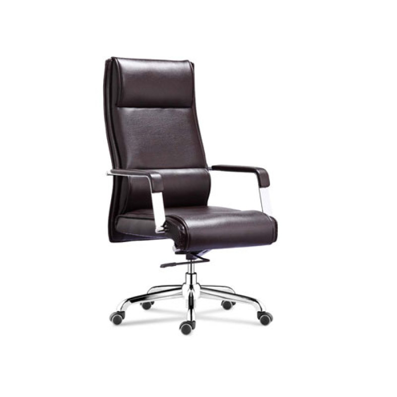 Wholesale Executive office chair with chrome armrest and chrome base(YF-9322)