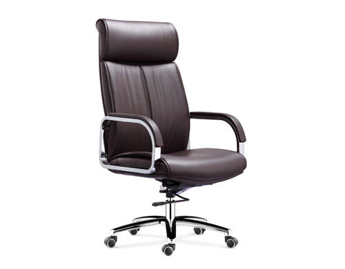 Wholesale Executive Swivel Chair With Chrome Base And Armrests(YF-9358)