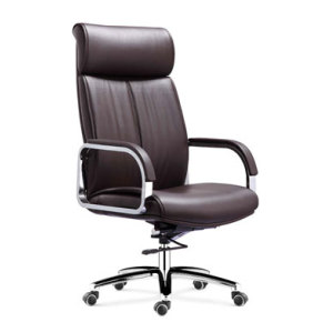 Wholesale Executive Swivel Chair With Chrome Base And Armrests(YF-9358)
