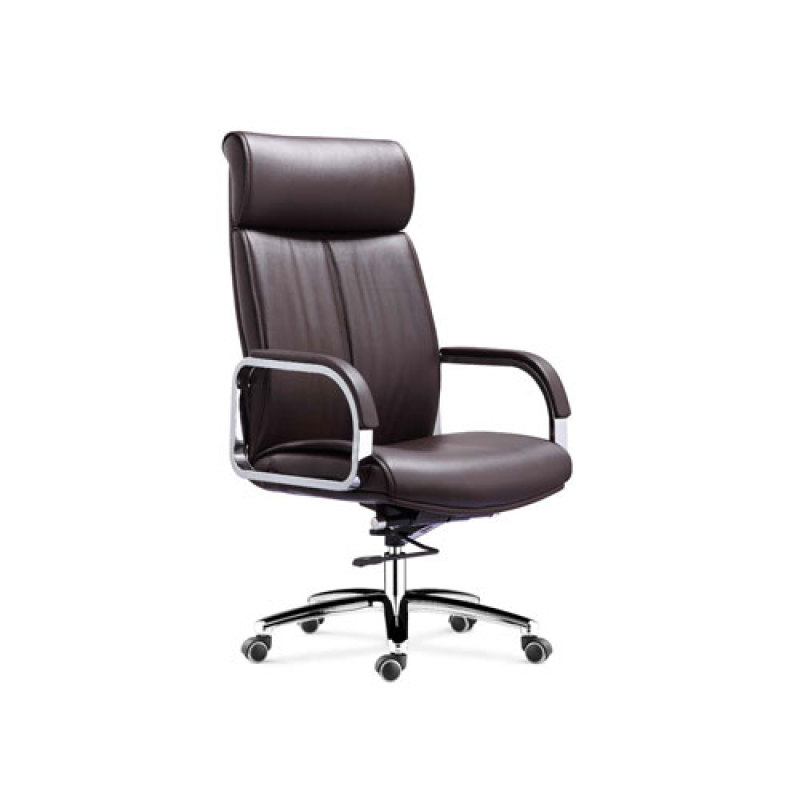 Wholesale Executive Swivel Chair With Chrome Base And Armrests(YF-9358)