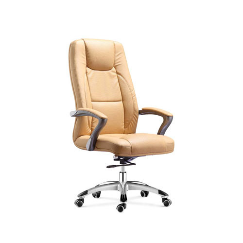 Wholesale leather swivel office chair with PP armrests and aluminum base(YF-9365)