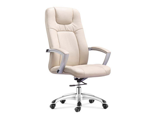 Wholesale Leather Office Chair With PP Armrests And Aluminum Base(YF-9366)