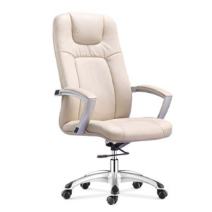 Wholesale Leather Office Chair With PP Armrests And Aluminum Base(YF-9366)