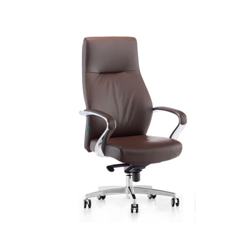 Wholesale High Back Brown PU Leather Office Executive Chair(YF-9550)