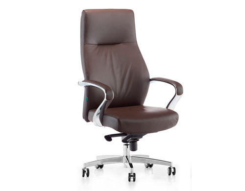 Wholesale High Back Brown PU Leather Office Executive Chair(YF-9550)