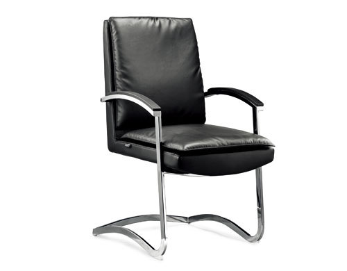Wholesale PU or Leather Office Conference Chair with Chrome Metal Frame(YF-2640)