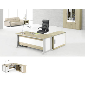 Wholesale Workstation Multi-size Computer Table With Side Cabinet(YF-T209)