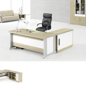 Wholesale Workstation Multi-size Computer Table With Side Cabinet(YF-T209)