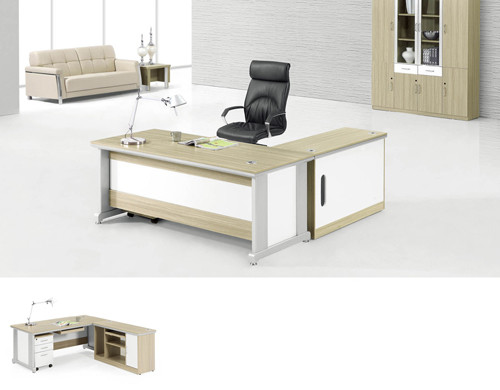 Wholesale Workstation Multi-size Computer Table With Side Cabinet(YF-T209)