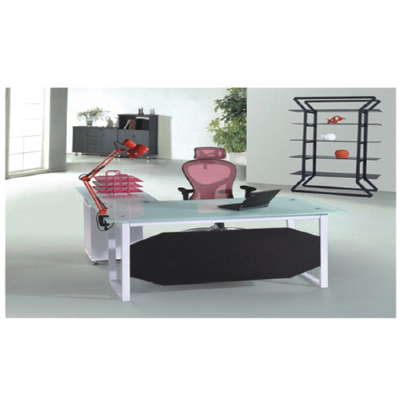 L-Shaped Offce Executive Desk & Modern Design Office Furniture Supplier & Executice Table With Chair