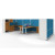 Modern Design Modular Office Furniture Private Workstation with File Cabinet and Office Screen