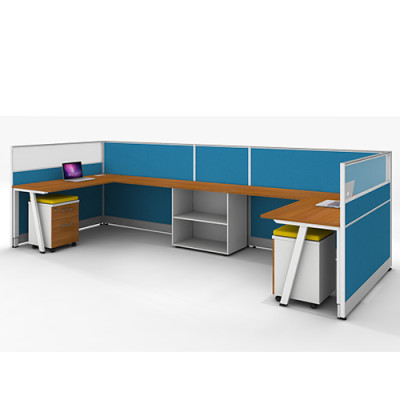 Wholesale Modern Office Workstation Desks And Chairs With Office Screen(YF-JM(60)-JM+P-1202)