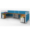 Wholesale Modern Office Workstation Desks And Chairs With Office Screen(YF-JM(60)-JM+P-1202)
