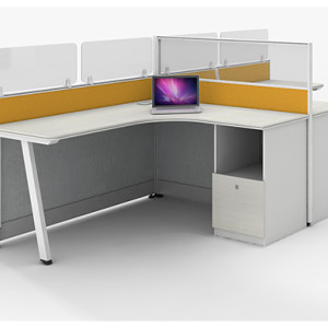 Modular Mordern Office Furniture 2 Person Workstation Office Desk China Supplier