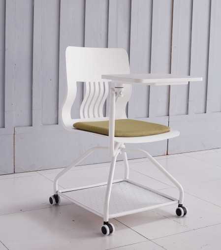 Modern Design Training Chair with Castor Base and Writing Tablet (YF-01020)
