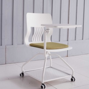 Modern Design Training Chair with  Castor Base and Writing Tablet (YF-01020)