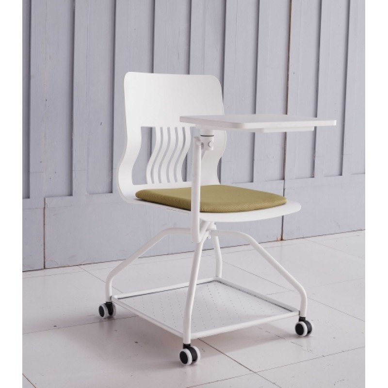Modern Design Training Chair with Castor Base and Writing Tablet (YF-01020)