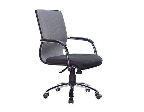 Wholesale Office Task Chair with PU Wheel and Chrome Base(YF-5093)
