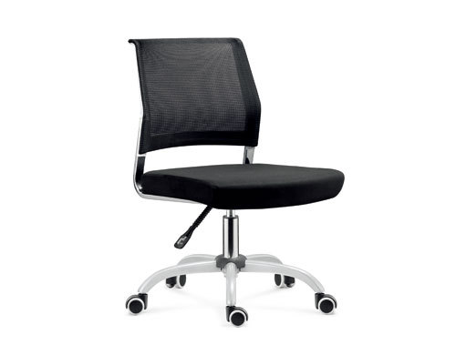 Wholesale Mesh office task chair with chrome base and without armrests(YF-5617-1)