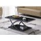 Yingfung Tea Table with stainless steel frame and 10mm tempered glass (YF-17067T)