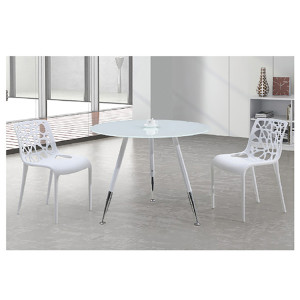 Yingfung Tea Table with powder coating and 8mm tempered glass Metal(YF-16021T)