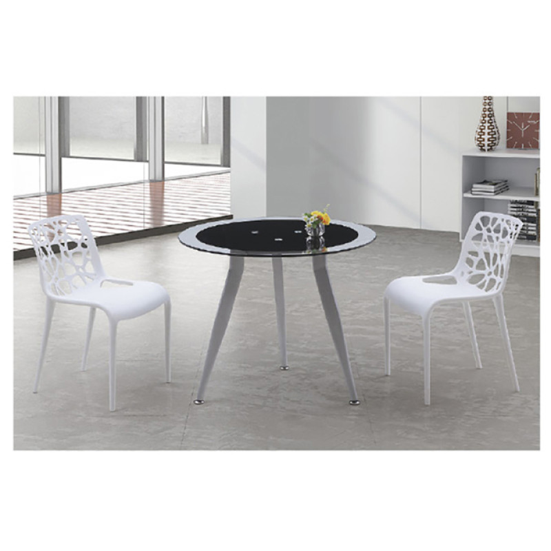 Yingfung Tea Table with powder coating and 8mm tempered glass Metal(YF-17007T-1)