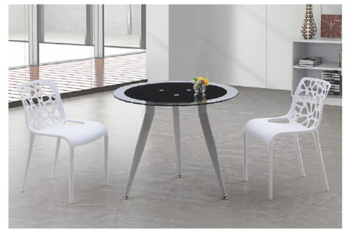 Yingfung Tea Table with powder coating and 8mm tempered glass Metal(YF-17007T-1)