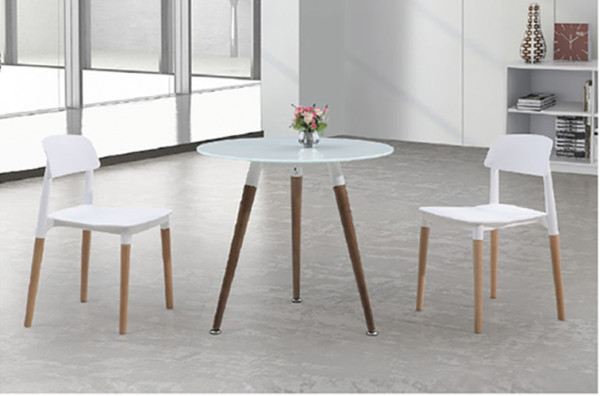 Yingfung Tea Table with solid wood and 8mm thickness tempered glass(YF-17004T)