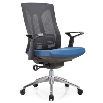 Mid-back mesh task chair with alumnium base and nylon armrest(TL-B30-2)