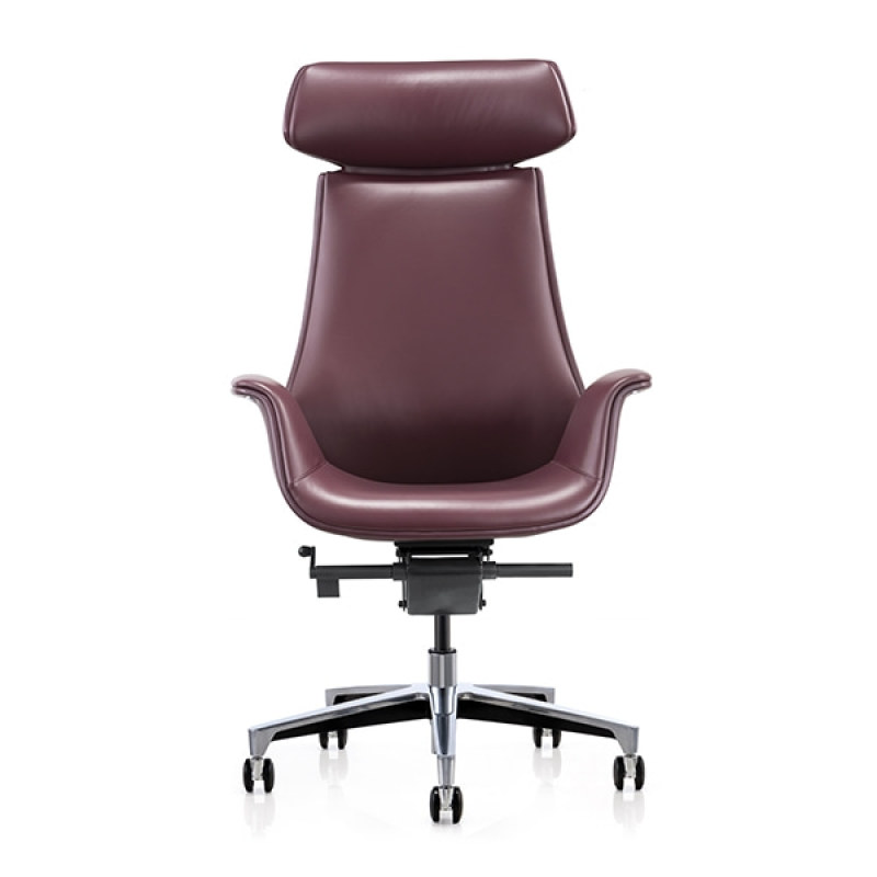 Y&F High-back PU Office Swivel Chair with Aluminum base (YF-825-18)