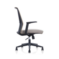 Mid Back Mesh Office Swivel Chair with PP Armrest and Nylon Base (YF-6630B-118)