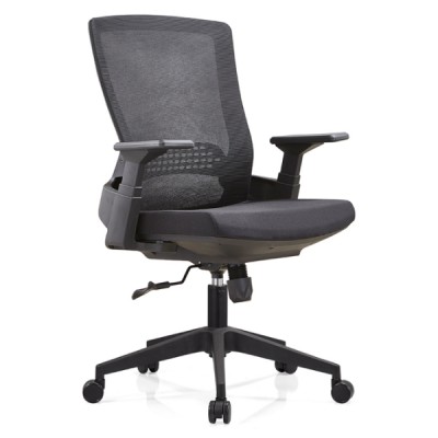 Middle Back Mesh Task Chair with nylon base and PP armrest(YF-B32)
