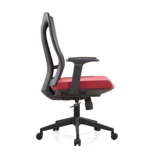 Middle Back Office Mesh Task Chair with Nylon Base and PP Armrest(YF-B30-1)