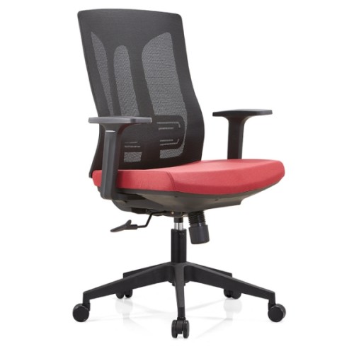 Middle Back Office Mesh Task Chair with Nylon Base and PP Armrest(YF-B30-1)