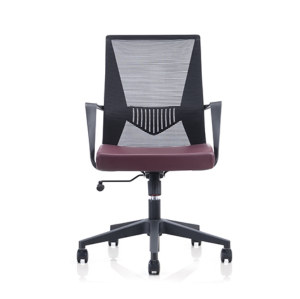 Mid-back Mesh Office Task Chair with PP back frame and armrest,Nylon base(YF-6629B)