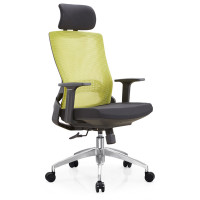 Y&F High Back Mesh Executive Chair with alumnium base and nylon height adjustable armrest (YF-A35-1)