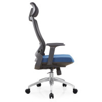 Y&F High Back Mesh Executive Chair with alumnium base and nylon height adjustable armrest (YF-A35-1)
