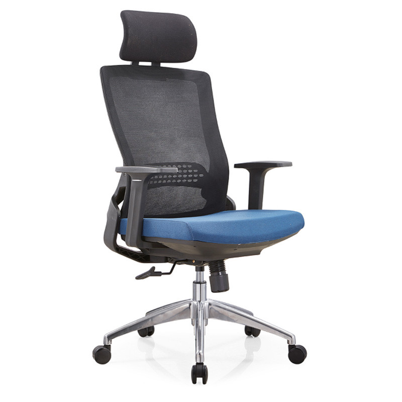 Y&F High Back Mesh Executive Chair with alumnium base and nylon height adjustable armrest (YF-A35-1)