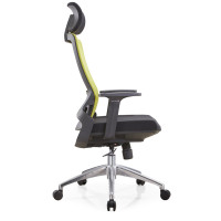 Y&F High Back Mesh Executive Chair with alumnium base and nylon height adjustable armrest (YF-A35-1)