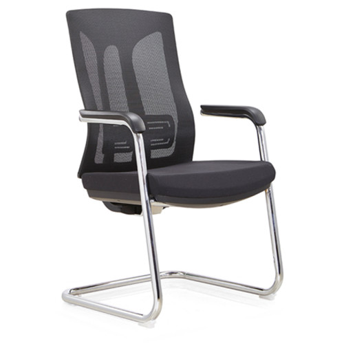 Middle Back Office Meeting mesh Chair with PA back frame and chrome base,PU armrest(YF-C30-2)