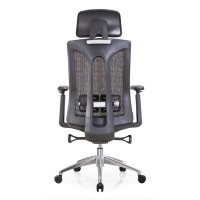 High Back Mesh Executive Chair with aluminum base and 3D nylon+PU pad armrest(YF-A36)