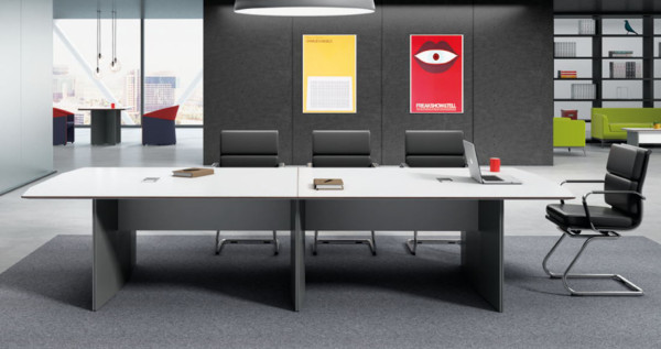 Modern Design Meeting table,made of melamine board and particle board (H1-H0136)