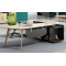 Modern Design Executive Office Desk, Made of Melamine and Laminate(H2-T0124)